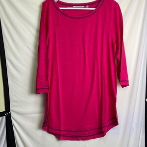 Soft Surroundings Pink Tunic Top